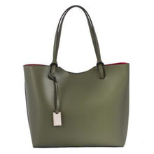 Load image into Gallery viewer, 308 Τσάντα Ώμου με κόκκινη επένδυση